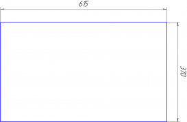 Стекло К ГР 9М 00.00.70 зад. (ГК-9)